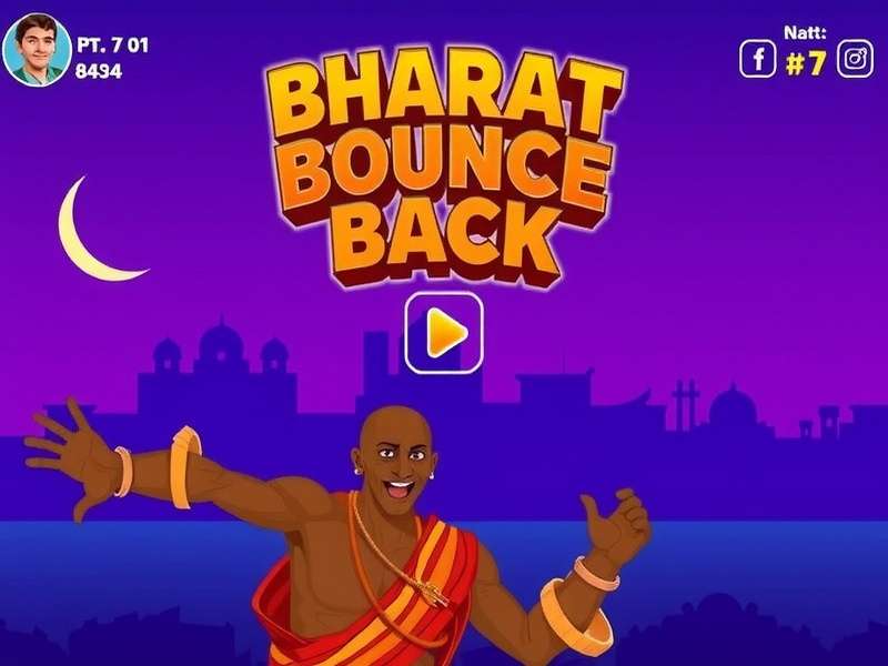 Bharat Bounce Back Gameplay Screenshot